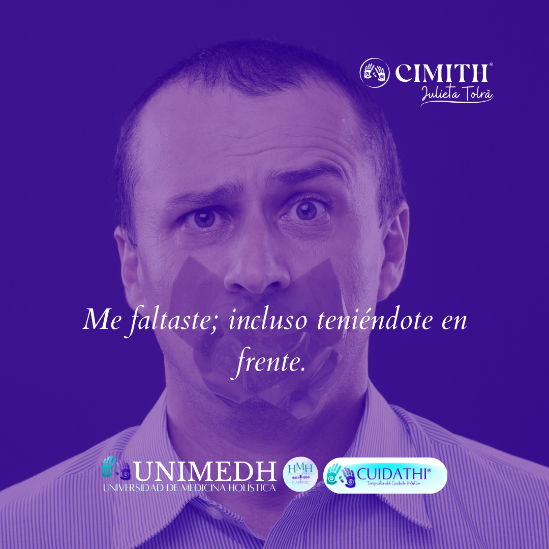 Me faltaste incluso cuando te tenía enfrente.